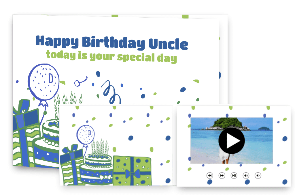 Happy Birthday Uncle Card