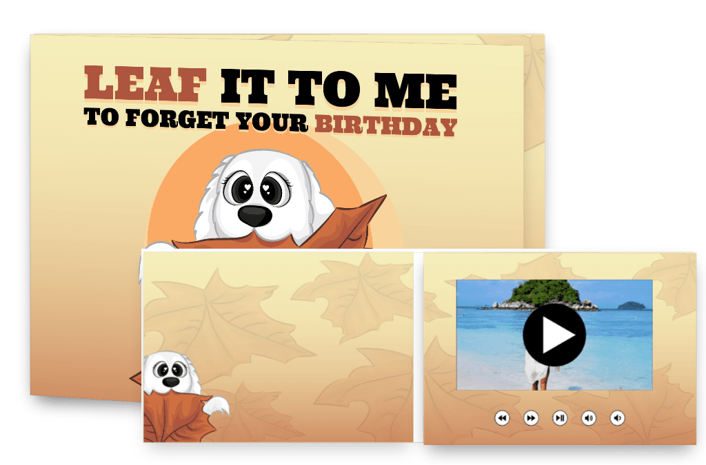 Leaf it to me to forget your Birthday
