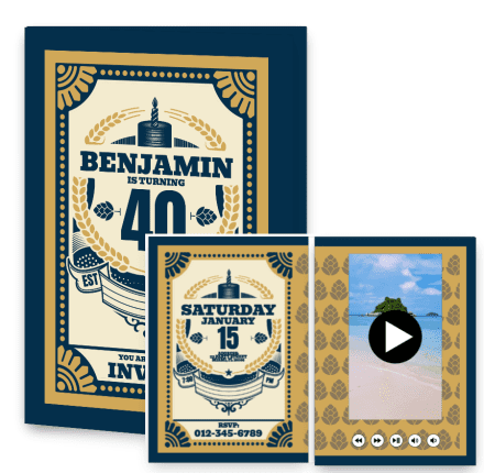 Benjamin is turning 40 - You are cordially invited