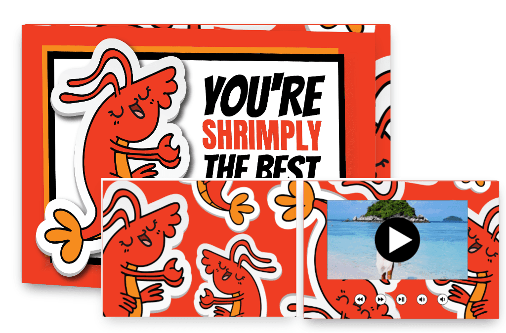 You're shrimply the best daughter - Happy birthday!