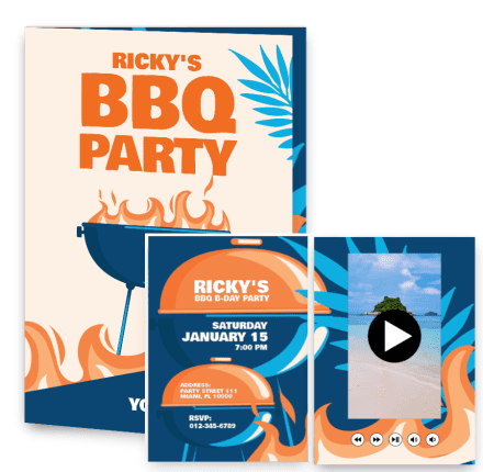 Ricky's BBQ party - You're invited!