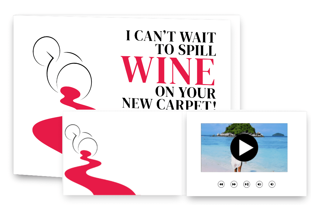 I can't wait to spill wine on your new carpet!