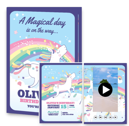 A magical day is on the way... Olivia's birthday party - You're invited!