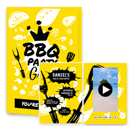 BBQ party grill - You're invited!