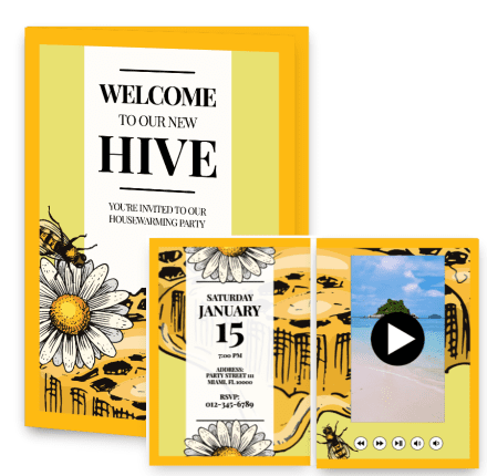 Welcome to our new hive - You're invited to our housewarming party