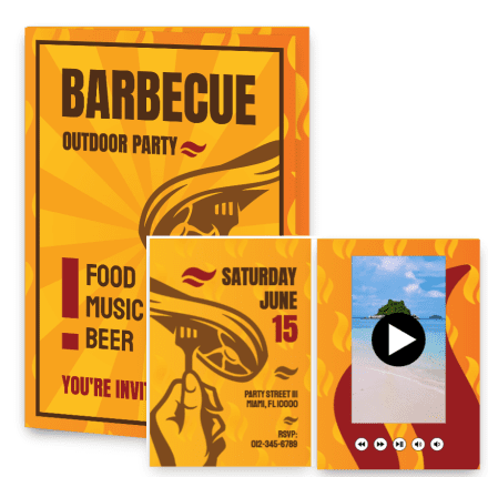Barbecue outdoor party - Food, music, beer - You're invited!