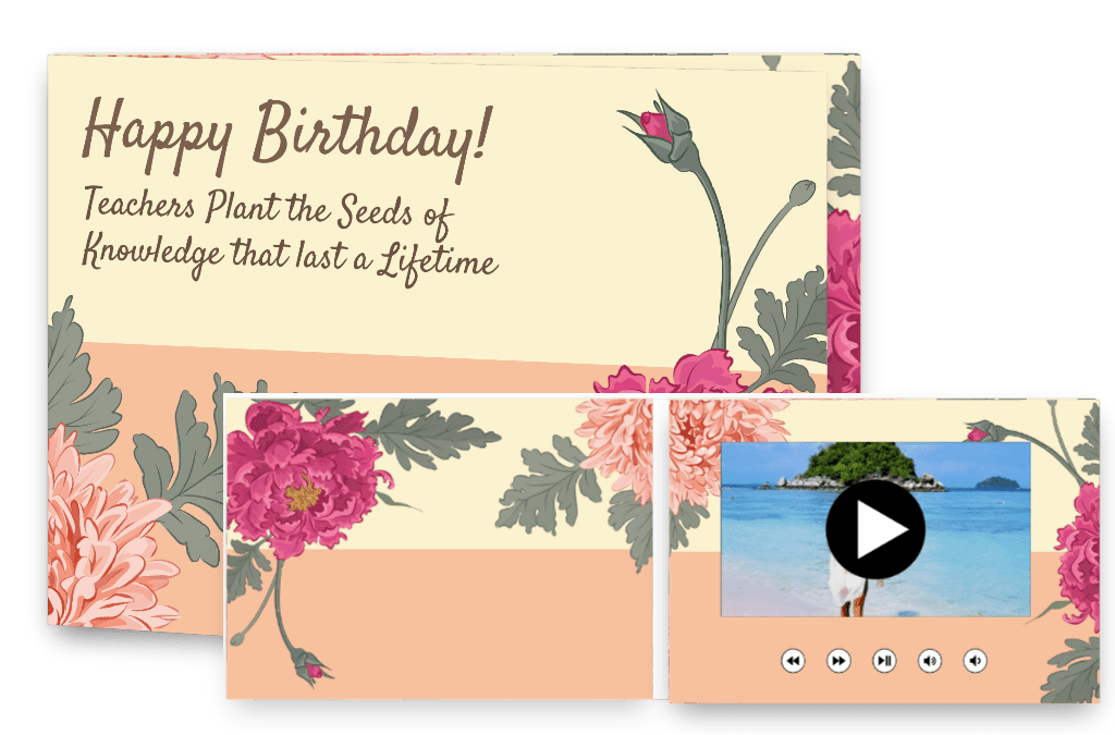 Happy Birthday! Teachers plant the seeds of knowledge that last a lifetime