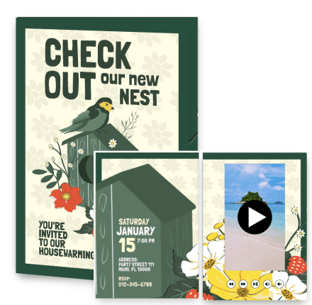 Check out our new nest - You're invited to our housewarming