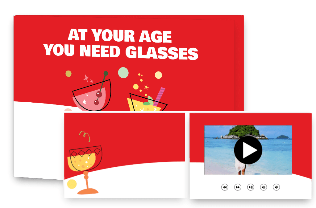 At your age you need glasses