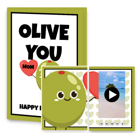 Olive you mom - Happy birthday!