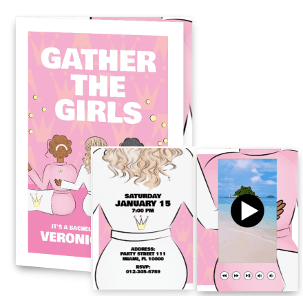 Gather the gilrs - It's a bachelorette party for Veronica Jones