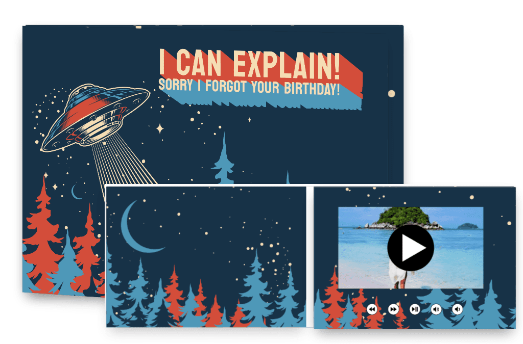 I can explain! Sorry I forgot your Birthday!
