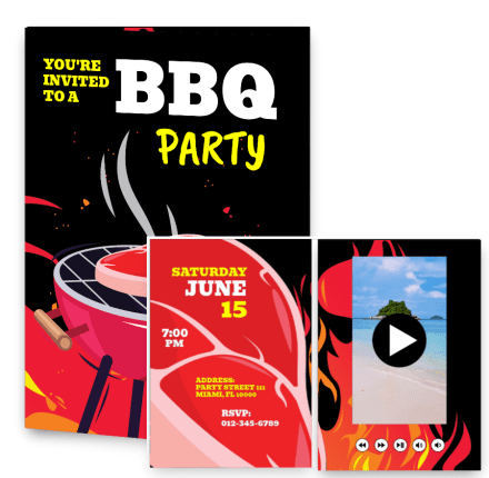 You're invited to a BBQ party