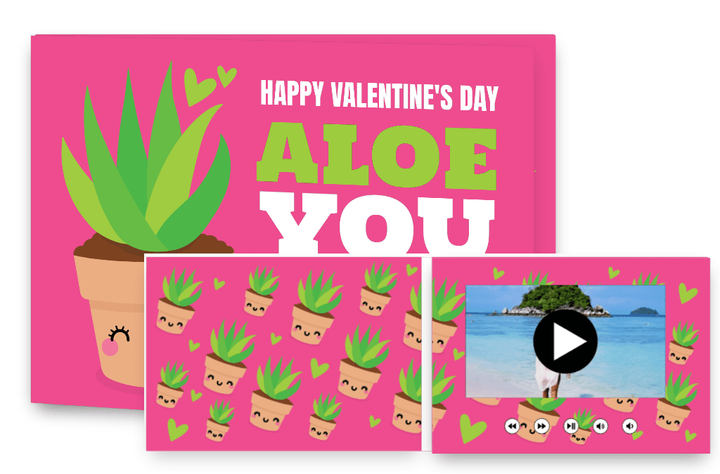 Happy valentine's day - Aloe you vera much