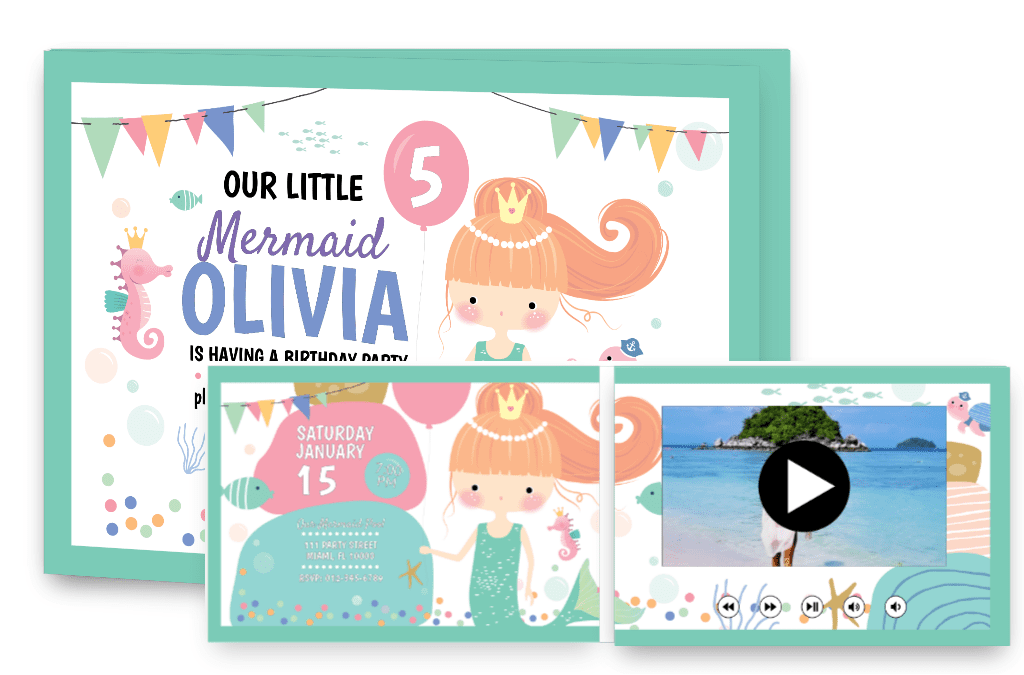 Our little mermaid Olivia is having a birthday party - Please join us for a celebration