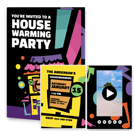 You're invited to a house warming party