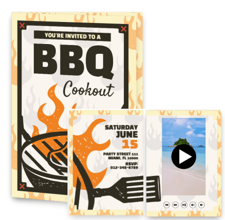 You're invited to a BBQ cookout