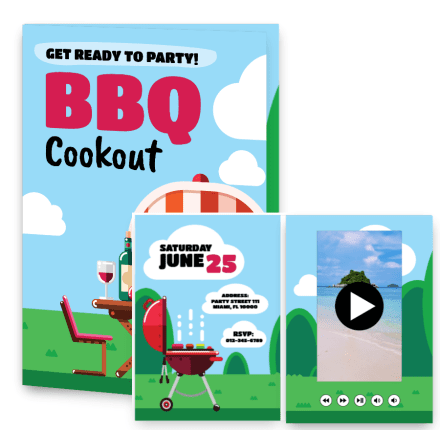 Get ready to party! BBQ cookout