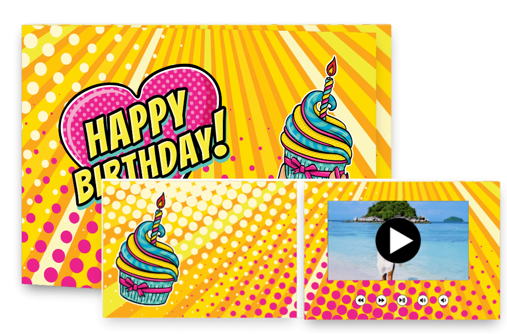 Happy Birthday - Cupcake